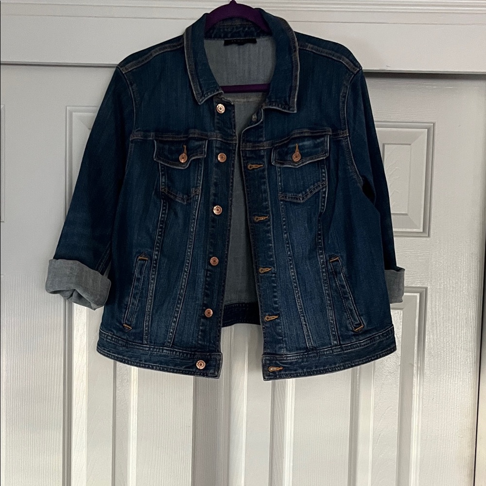 Talbots Dark Blue Jean Jacket
